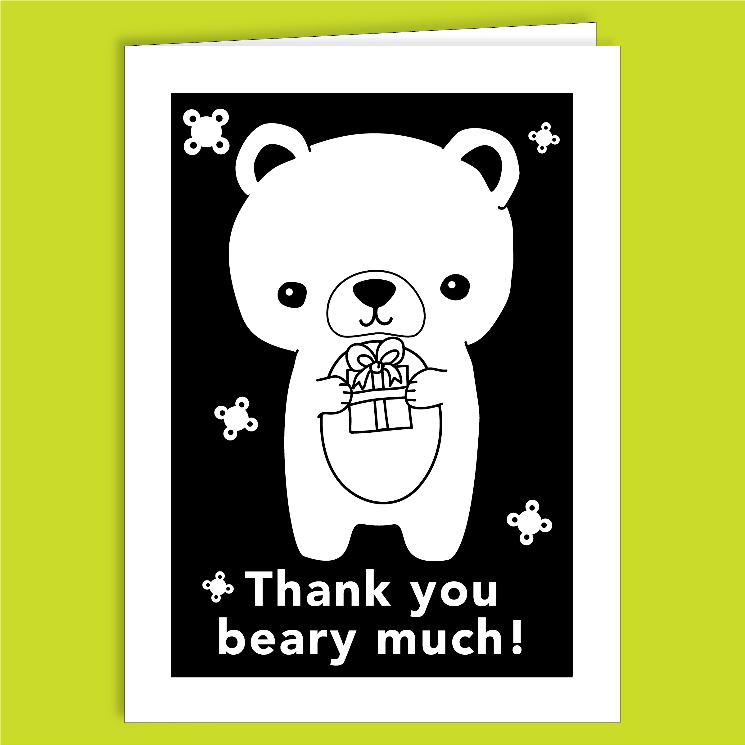 Thank You Beary Much Thank You Card