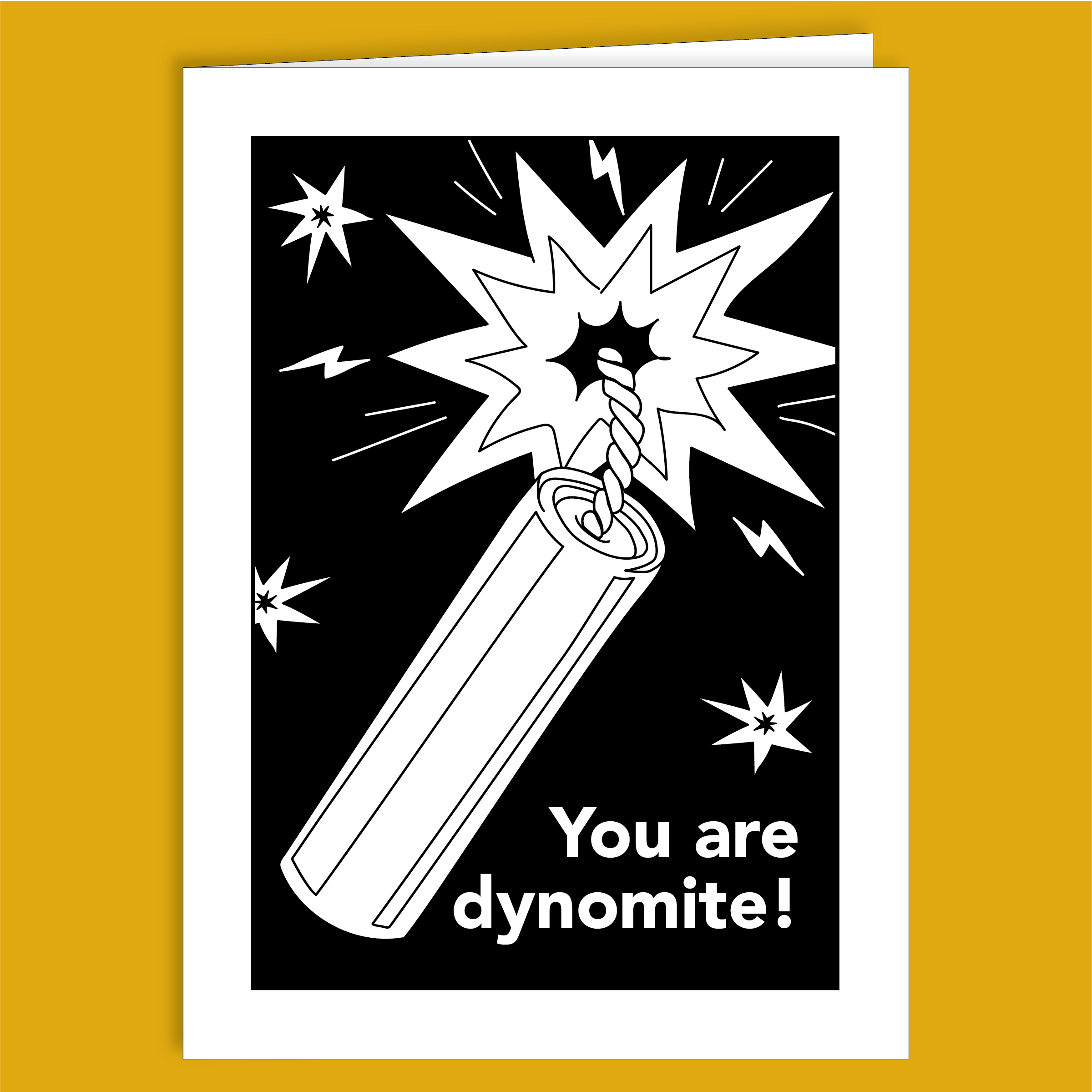 You Are Dynomite Thank You Card
