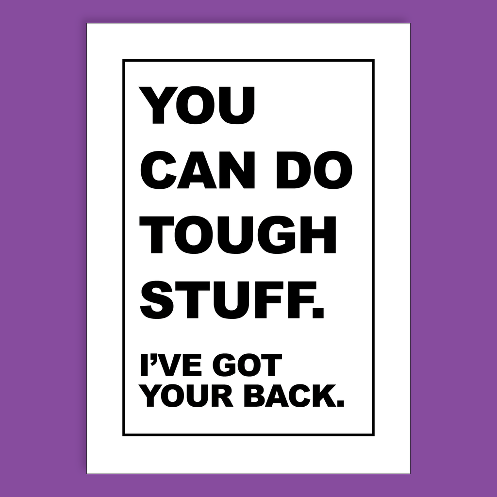 You Can Do Tough Stuff Affirmation Card